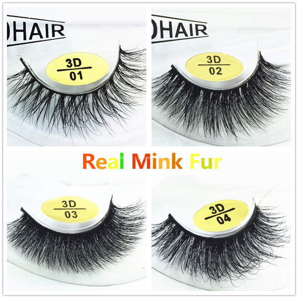 Real Glossy 3D Mink the best false eyelashesEL79